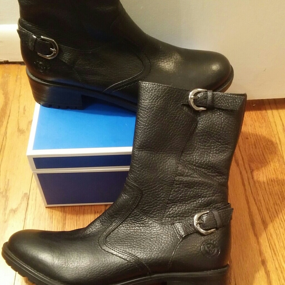 Santanna Canada Winter Leather Moto Boot. NWOT